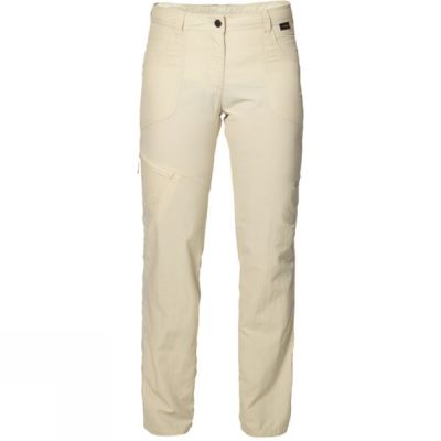 Pantalones Jack Wolfskin Marrakech Roll-Up Mujer Beige - Chile PCS902457